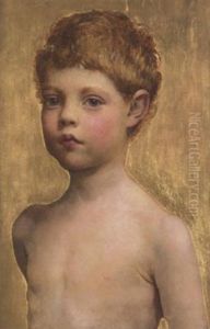 Portrait Of A Boy by Anna Louisa Robinson Swynnerton