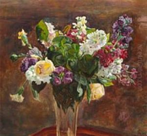 Summer Flowers In A Vase by Anna Louise Brigitte Syberg