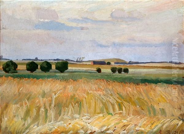 Landscape With Fields - view 1