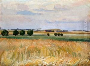 Landscape With Fields by Fritz Syberg