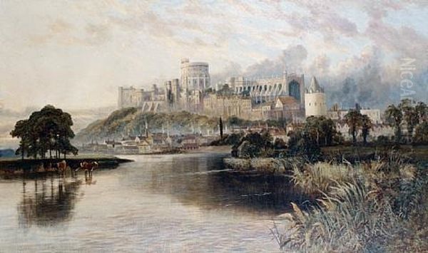 Windsor Castle From The River - view 1