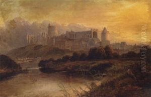 Windsor Castle From The Thames