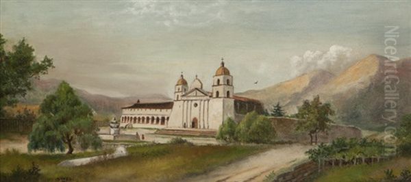Santa Barbara Mission - view 1