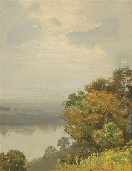 Tonalist River Landscape - view 1
