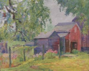 The Red Barn by Ida Pond Sylvester