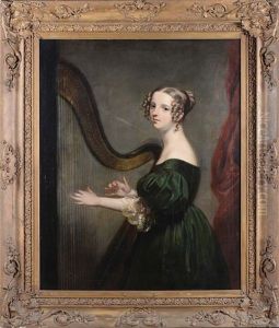 Ritratto Di Gentildonna Con Arpa