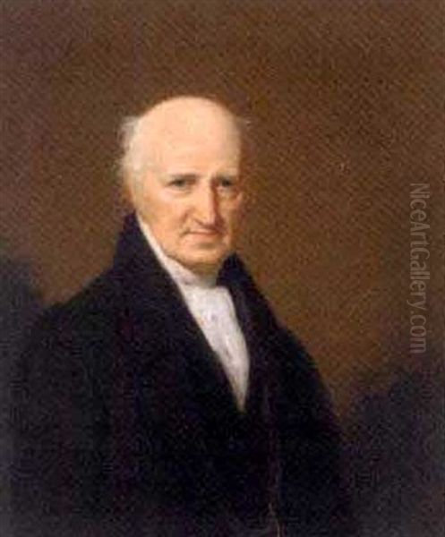 Portrait Of John Macnair Esq. In A Black Coat And White Shirt - view 1