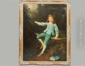Portrait Of A Young Boy by William Robert Symonds