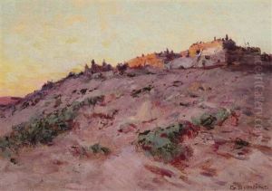 Pueblo At Sunset by George Gardner Symons