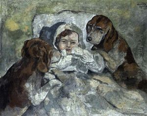 Enfant Aux Chiens Enfant Aux Chiens