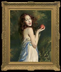 Girl With An Apple Girl With An Apple