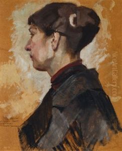 Popiersie Kobiety - Studium by Mieczyslaw Szczuka