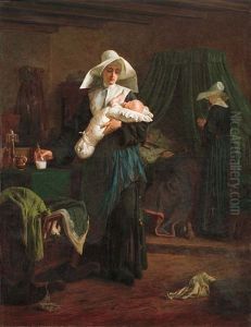 The Nun by Bertalan Szekely