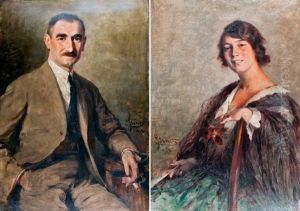 Hazaspar Portreja (pair) by Fueloep Szenes
