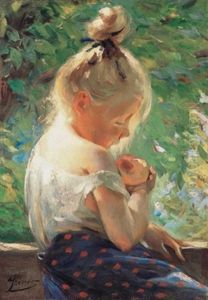 Kislany (little Girl) by Fueloep Szenes