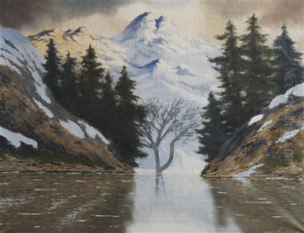 Lake In The Mountains - view 1