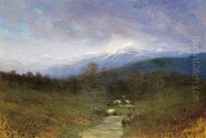 View Of The Tatras by Jeno Szepesi-Kuszka