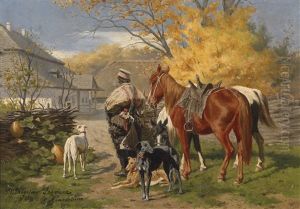 Aufbruch Zur Jagd by Wladislaw Karol Szerner