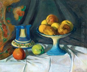 Still-life With Apples by Jenoe Szigeti
