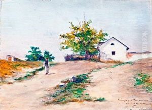 Falureszlet by Ferenc (Francois) Szikszay