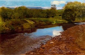 Brook-side by Pal Szinyei Merse