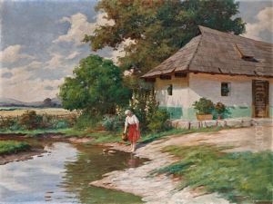 Korsos Lany A Patakparton by Tibor Szontagh