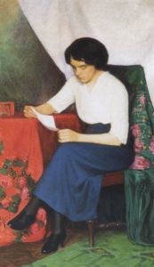 Olvaso No (woman Reading) by Sandor Szopos