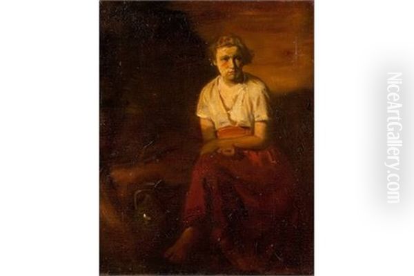 Lady Seated By An Urn - view 1