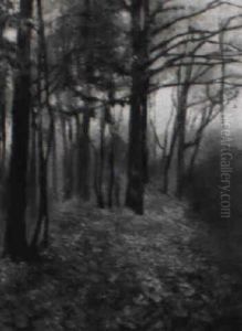 Herbstwald by Waclaw (Venceslas) Szymanovski