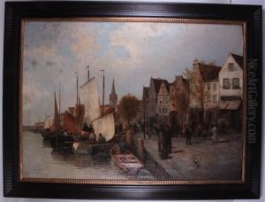 Geschaftiges Treiben Im Hafen