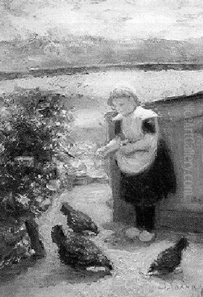 Feeding The Chickens - view 1