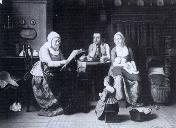 A Family In An Interior - view 1