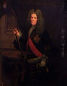 Portrait D'andre De Gaudechart Comte D'essuile, Lieutenant General Des Armees Du Roi by Emile Tabary