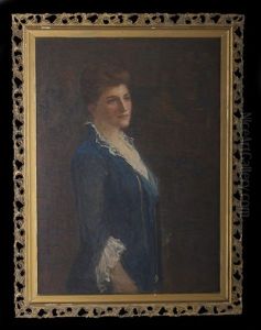 Portrait Of A Lady In A Green Gown, Possibly The Daughter Of The Artist Portrait Of A Lady In A Green Gown, Possibly The Daughter Of The Artist