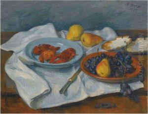 Still Life With Crayfish by Osip Emmanuilovich Braz