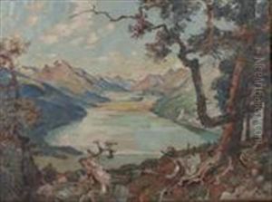 Western Mountain Lake by Augustus Vincent Tack