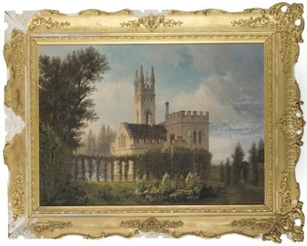 View Of A Hunting Lodge With Castellated Roof (ansicht Eines Jagdschlosses Mit Einem Zinnenbekronten Dach) - view 1