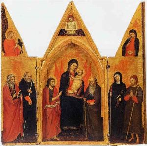 Madonna Col Bambino Tra San Giovanni Battista E Sant'antonio Abate, Imago Pietatis