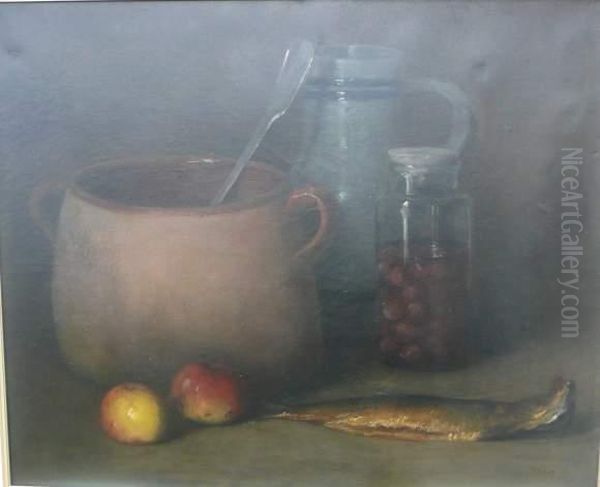 Nature Morte Au Chaudron Et Hareng - view 1