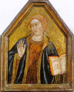 Vergine Anunciata by Pisan de Taddeo di Bartolo