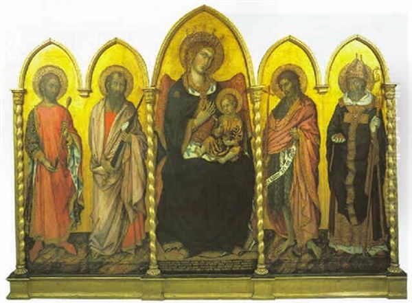 The Virgin And Child Enthroned - view 1