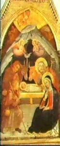 La Nativita by Pisan de Taddeo di Bartolo