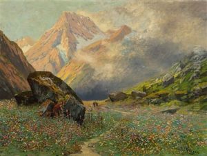 Pejzaz Alpejski by Karl Hans Taeger