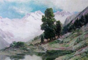 Landschaft (zillerthal?) by Karl Hans Taeger