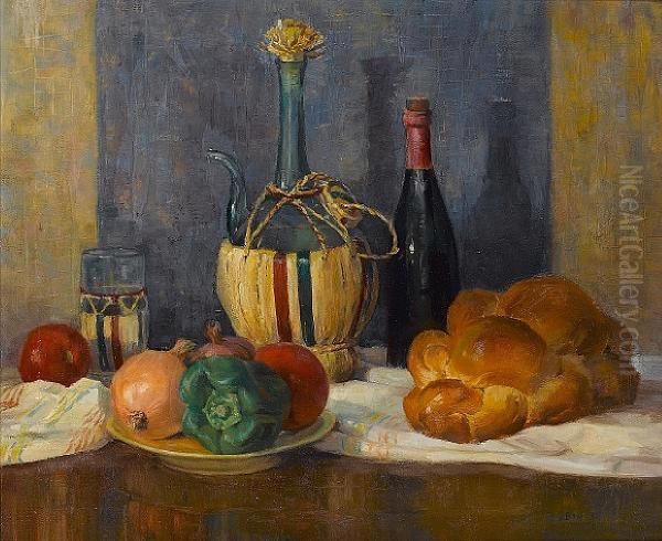 Still Life With French Bread - view 1