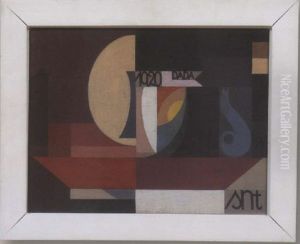 Composition Dada (tete Au Plat) by Sophie Taeuber-Arp