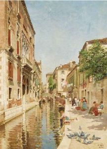 Rio Della Frescada Station S.. Toma 
Canal Grande Venedig