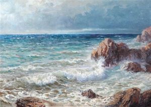 Deniz Peyzaji by Diyarbakirli Tahsin