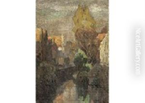 Landscape Of Brugge by Fujishima Takeji