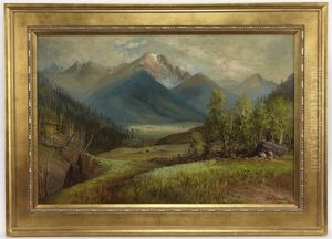 Untitled - Alpine Landscape by Richard H. Tallant